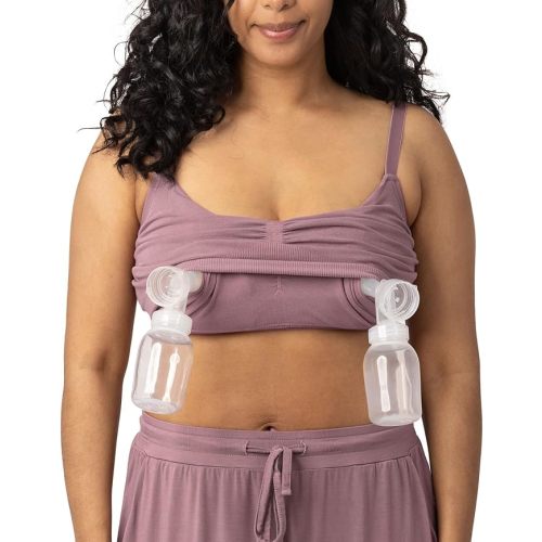 Kindred Bravely Sublime Sleep Pumping Bra Hands Free, Adjustable Pumping & Nursing Bra with EasyClip for All Breast Pumps
