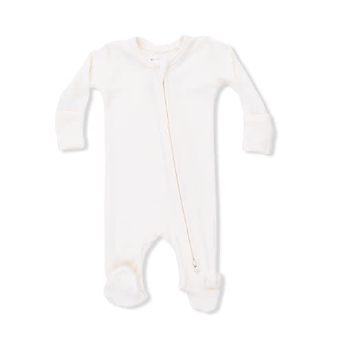 Solid Sugar Swizzle - 2 Way Zipper Footie – Angel Dear