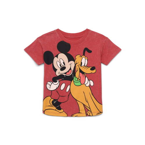 Mickey Mouse Toddler Graphic Crewneck Tee with Short Sleeves, Sizes 12M-5T