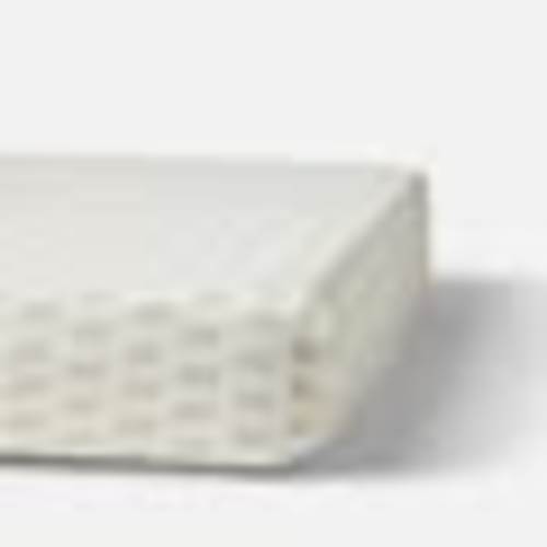 Organic Crinkled Percale Crib Fitted Sheet - Seafoam Chrysanthemum