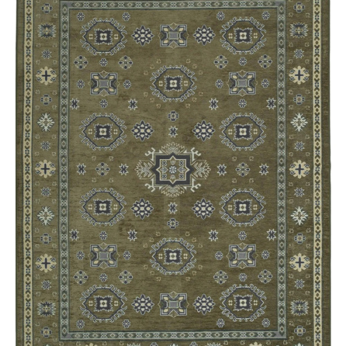 Color: Olive Size: 5’3” x 8’ Machine Washable Rug, Kid & Pet Friendly - Star - Revival Rugs