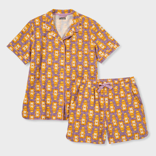 Women's Cotton Knit Printmaker Pajama Set