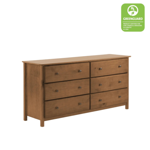 Shaker 6-Drawer Dresser – Grain Wood Furniture, Walnut