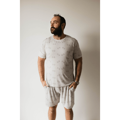 Men's Bamboo Short Pajamas  | Arm Day