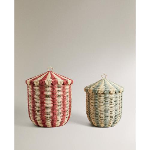 KIDS’ PAPER CIRCUS BASKET - BASKETS AND STORAGE - KIDS AND BABY | Zara Home United States of America