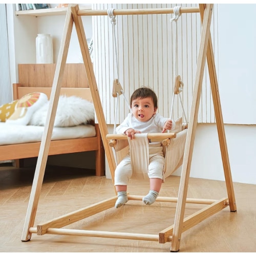 Spruce - Baby and Toddler Foldable Swing Set with