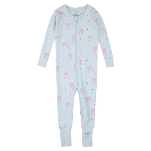 Fitted Organic Cotton Convertible Footie Pajamas