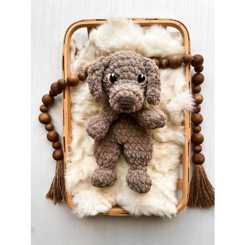 CUSTOM Weimaraner crochet lovey, silver lab, handmade in USA, made in USA,  Weimaraner gifts, pointer baby, bird dog gift