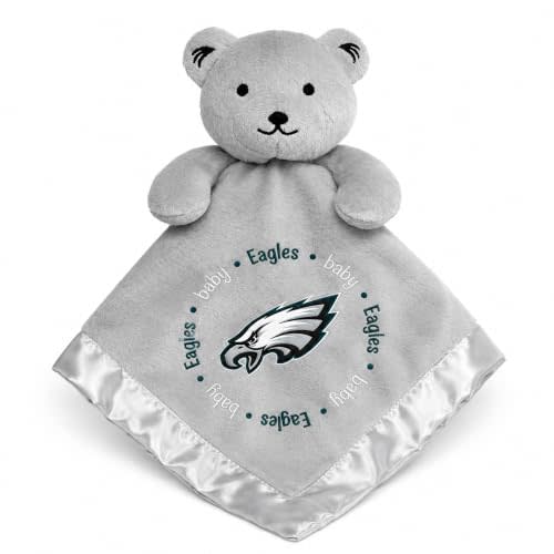 Baby Fanatic NFL Baby Security Blanket Bear Snuggle Toy for Newborn Boy Girl Unisex Stuffed Animal Officially Licensed- -Philadelphia Eagles