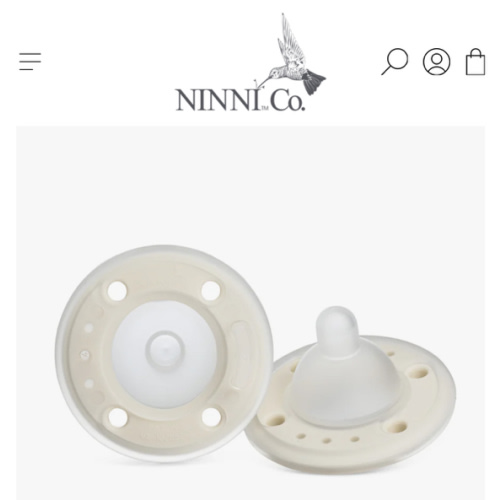 Ninni Pacifier Creme 2 Pack