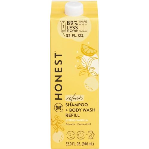 The Honest Company Shampoo Body Wash Refill Carton, Citrus Vanilla Refresh