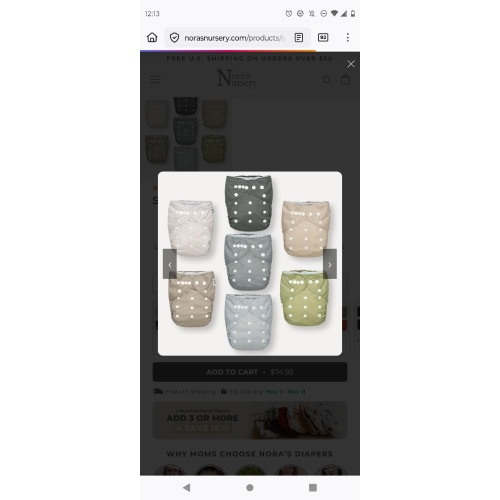 Sand and Stone Cloth Diapers