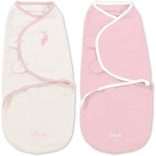Little Me Original Swaddle 2-PK Prima Ballerina (SM)