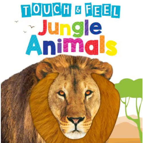 Jungle Animals - Children's Touch and Feel Board Book - Sensory Board Book
