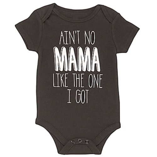 Baby Starters® - 6 Months Babies with Attitude Ain't No Mama Bodysuit in BlackBaby Starters®