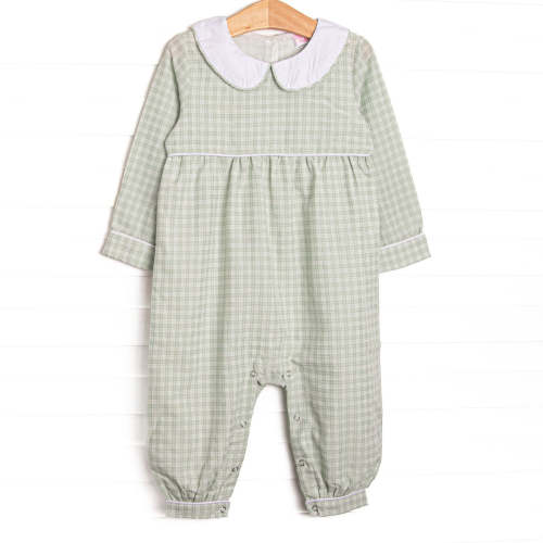 Effortless Days Long Romper, Green – Stitchy Fish