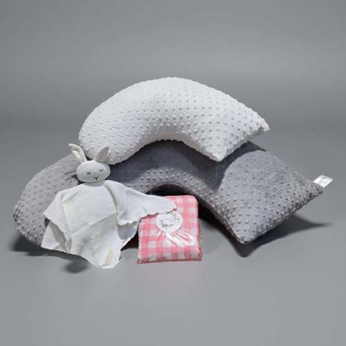 Baby Essentials Gift Set - Award-Winning Nursing Pillow & Care Kit - Luna Lullaby