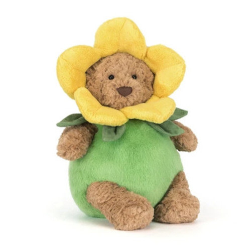 Jellycat Bartholomew Bear with Daffodil Outfit NWT+dust bag
