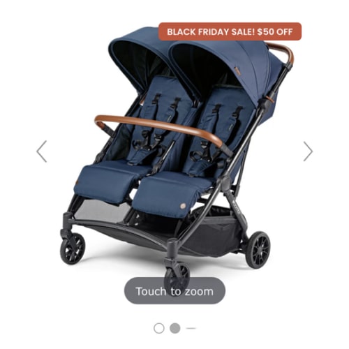 Bēbee Twin Lightweight Double Stroller – Bombi Gear