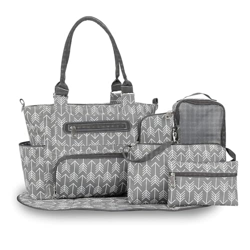 Baby Diaper Bag Set, Large Baby Doll Diaper Backpack with Changing Pad & Pacifier Case, Travel Girl/Boy Tote Bags