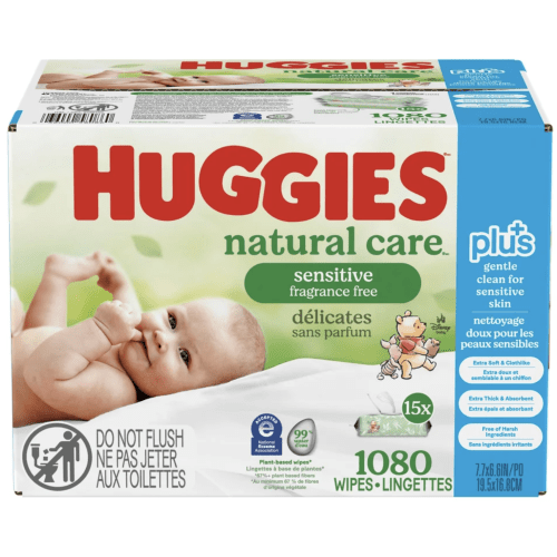 Huggies Natural Care Plus Baby Wipes