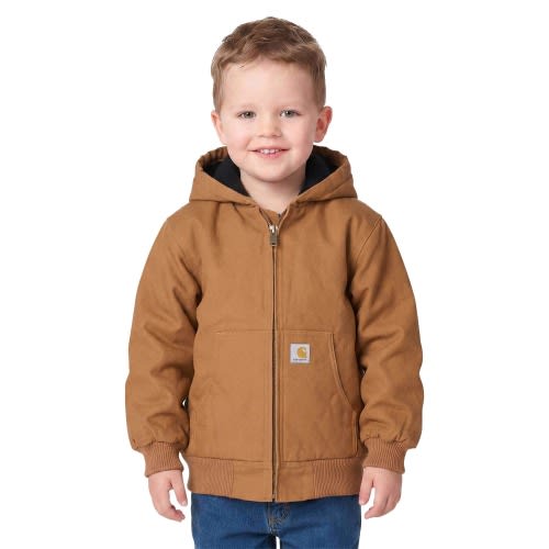Boys' Long Sleeve Canvas Insulated Active Jacket (Baby/Toddler)