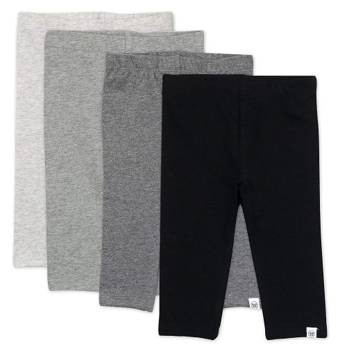HonestBaby Multipack Leggings Skinny, Flare and Cargo Pants Organic Cotton for Infant Baby Girls, Toddlers, Little Kids