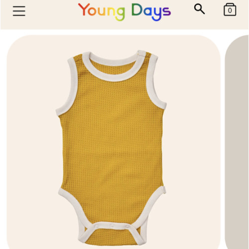 Retro Waffle Onesie – Young Days