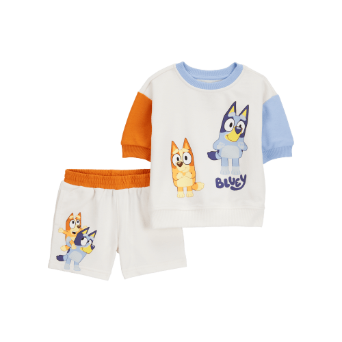 Baby 2-Piece Bluey French Terry Outfit Set - Cream - Carter's | Carter's