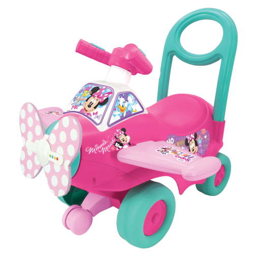Kiddieland Disney Minnie Mouse Lights and Sounds Activity Plane for Toddlers