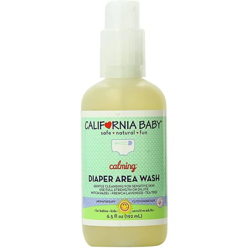 California Baby Calming Diaper Area Wash/Spray - Gentle Intimate Spray Cleaning, Gently Cleans and Soothese, Calming, Alcohol-Free | 6.5oz - 1