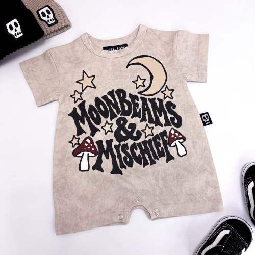 MOONBEAMS & MISCHIEF SHORTIE ROMPER – Skeletots