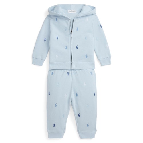 Magic Allover Embroidered Fleece Hoodie & Pants Set, 24M