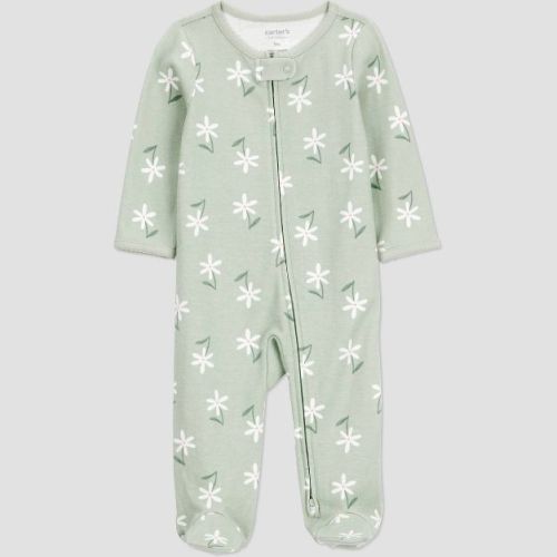 Carter's Just One You® Baby Girls' Floral Sleep N' Play - Green