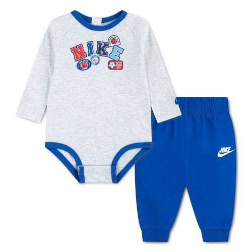 Baby Boy Nike Long Sleeve Graphic Bodysuit & Sweatpants 2-Piece Set