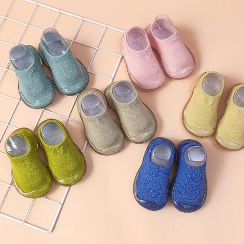 Organic Cotton Barefoot Sock Shoes for Babies & Toddlers – Clear Sole – Wearing Conscious