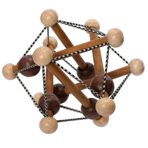 Skwish Wooden Baby Rattle & Teething Toy