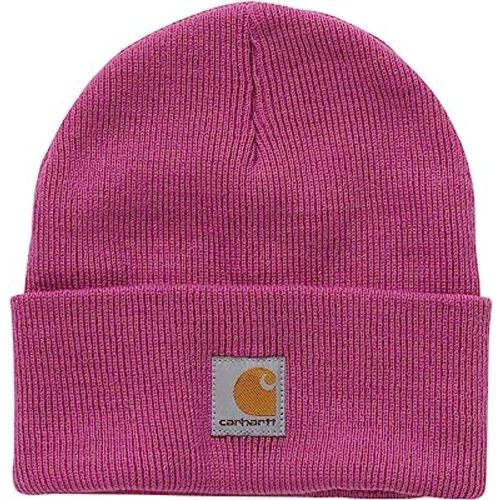 Carhartt Kid's CB8992 Knit Beanie - Youth One Size Fits All - Super Pink