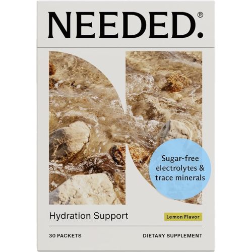 Needed Hydration Support With Electrolytes for Pregnancy & During Lactation & Trace Minerals – 30 Packets Lightly Sweetened with Real Fruit, Lemon