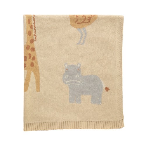Living Textiles Jaquard Blanket Wild Safari