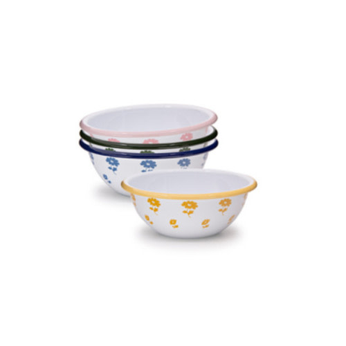 Crow Canyon Home Max Humphrey x CCH Set of 4 Flower 20 oz Cereal Bowls