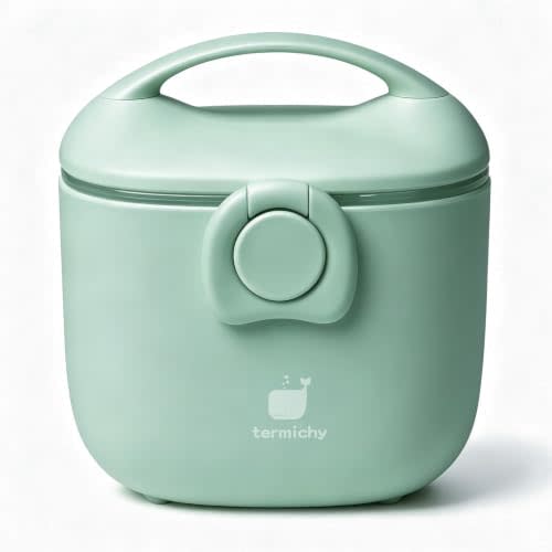Termichy Baby Formula Dispenser On the Go: Portable Container with Scoop | Stores Up to 8.8oz (250g) - Airtight Seal Keeps Powder Fresh - Travel Formula Container to Go with Carry Handle