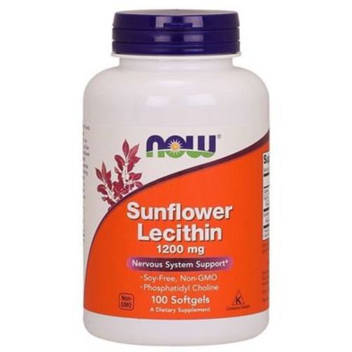 Sunflower Lecithin 1200mg by Now Foods - 100 Softgel