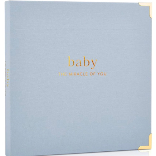 Keepsake Baby Memory Book for Boys and Girls – Timeless First 5 Year Baby Book – Neutral Journal Scrapbook or Photo Album - Record a Milestone for Every Event from Birth to Age 5
