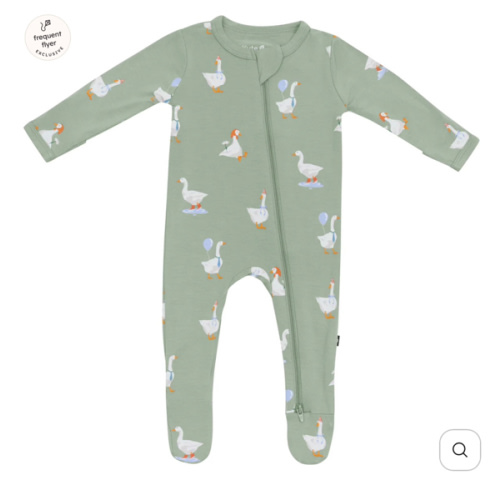 Goose Zippered Footie Pajamas | Baby Pajamas | Kyte Baby
