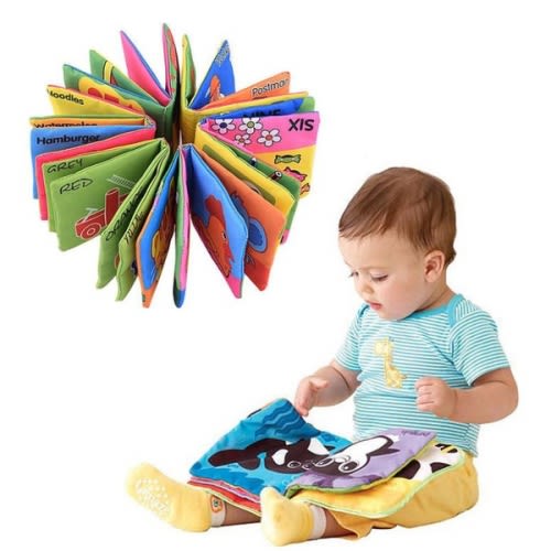 Wish | Creditable Children Intelligence development English Cloth Bed Cognize Book Educational Toy for Kid Baby New #zhengyanhong#