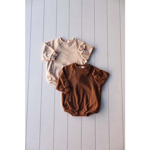 Neutral Sweatshirt Onesie