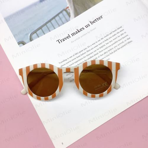 Baby Striped Checkerboard Sunglasses(1-6 Years)
