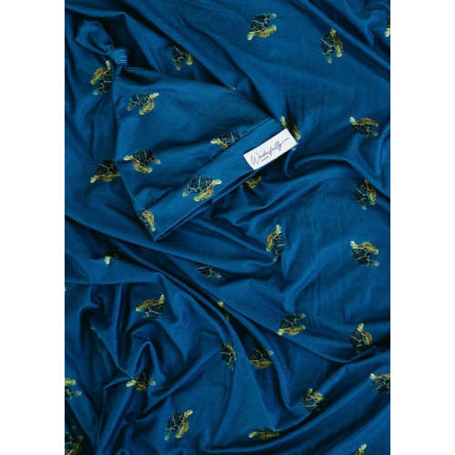 Yurtle The Turtle Swaddle (47"47")