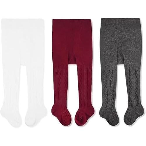CozyWay Cable Knit Tights 0-6M